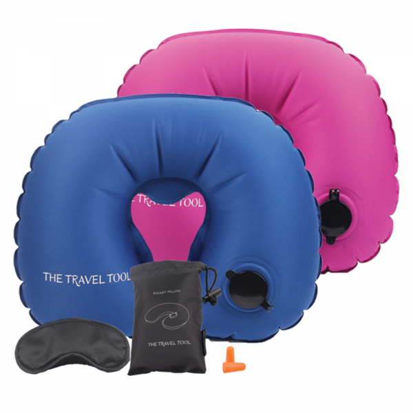 Travel Pillow with Sleeping Mask and Earplugs